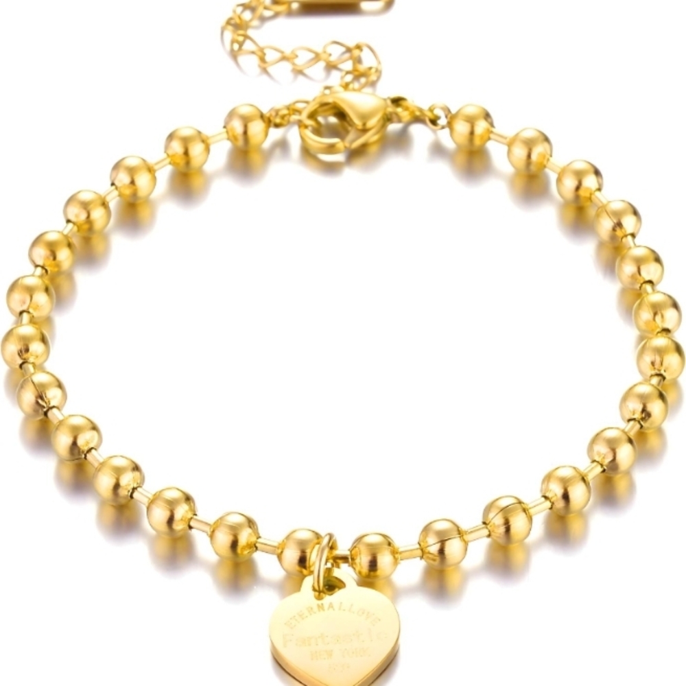 Gold Minimalist Bracelet Stainless Steel 18K Gold Plated. Brand New!
